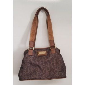 Calvin Klein -Handbag- Women's Shoulder Purse Brown, Perfect Size